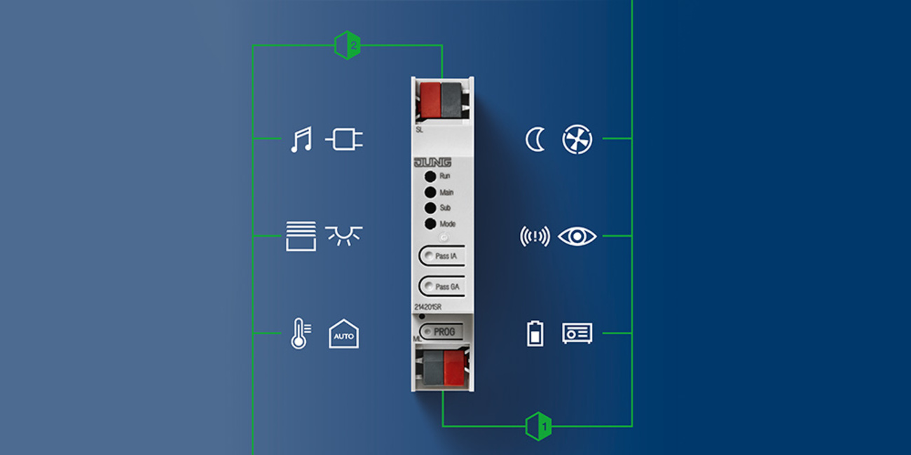 KNX Bereichs- und Linienkoppler bei Trinkerl Martin in Traitsching